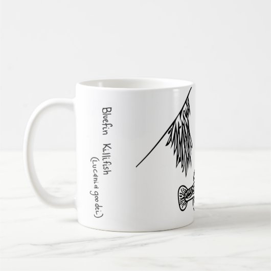 Bluefinkillifish-Tasse Kaffeetasse (Links)