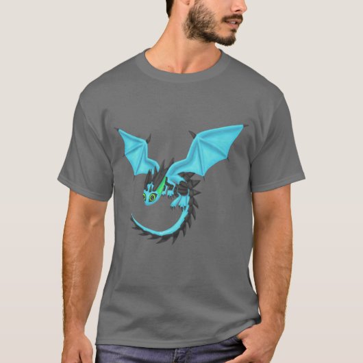 BlueFire Drache T-Shirt (Vorderseite)