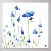 BLUEFLOWERRAIN POSTER (Vorne)