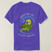 BlueFronted Amazon Parrot Aaa T-Shirt (Design vorne)