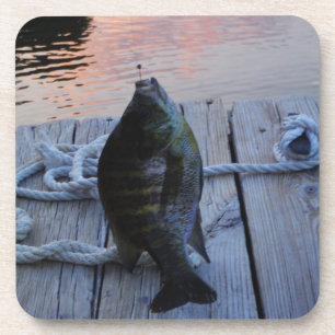 Bluegill at sunset Lake Arrowhead Untersetzer
