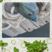 Bluegill auf Dock Küchentuch (Gefaltet)