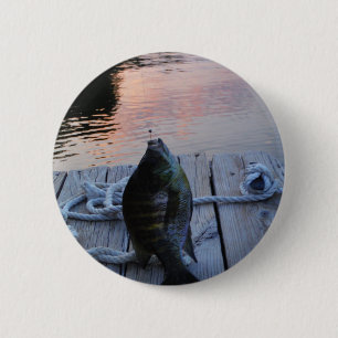 Bluegill bei Sonnenuntergang Lake Arrowhead Button