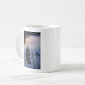 Bluegill bei Sonnenuntergang Lake Arrowhead Kaffeetasse (Vorderseite Links)