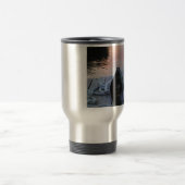 Bluegill bei Sonnenuntergang Lake Arrowhead Reisebecher (Mittel)