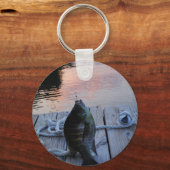 Bluegill bei Sonnenuntergang Lake Arrowhead Schlüsselanhänger (Vorderseite)