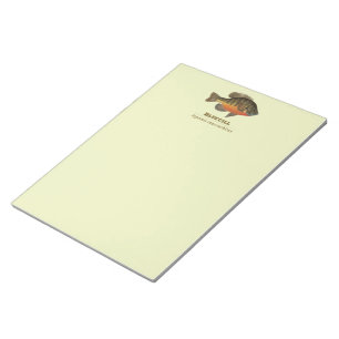 Bluegill Bream Fishing Notizblock