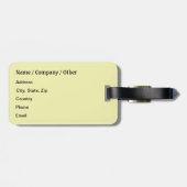 Bluegill-Brei-Fischerei Gepäckanhänger (Rückseite horizontal)