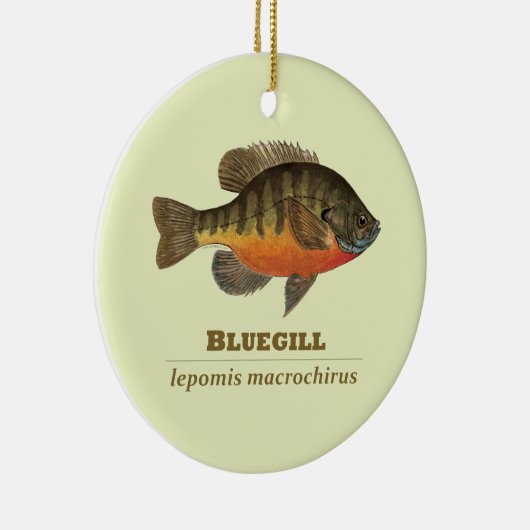 Bluegill-Brei-Fischerei Keramikornament (Rechts)