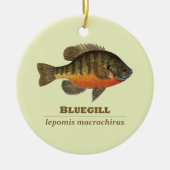 Bluegill-Brei-Fischerei Keramikornament (Vorne)