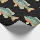 Bluegill Brim Bream Sunfish Perish Fishing Geschenkpapier (Ecke)