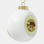 Bluegill Fischen Keramik Kugel-Ornament (Links)