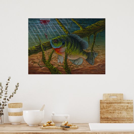 Bluegill Print Poster (Küche)