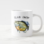 Bluegill Sunfish Slab Jumbo-Tasse (Rechts)