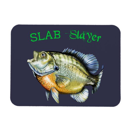 Bluegill Sunfish Slab Magnet (Horizontal)