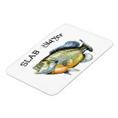Bluegill Sunfish Slab Magnet (Linke Seite)