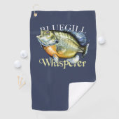 Bluegill Whisperer Fischhandtuch Golfhandtuch (Insitu)