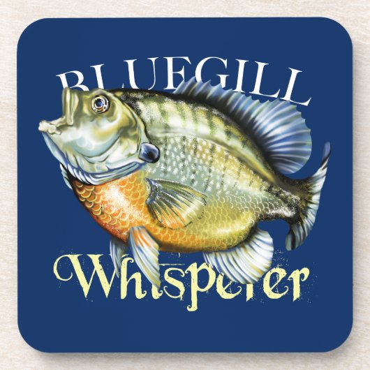Bluegill Whisperer Getränkeuntersetzer (Vorderseite)
