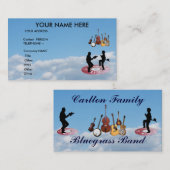 BLUEGRASS BAND-BUSINESS CARD VISITENKARTE (Vorne/Hinten)