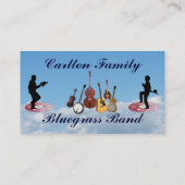 BLUEGRASS BAND-BUSINESS CARD VISITENKARTE (Rückseite)