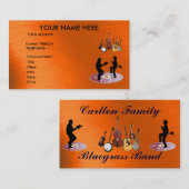 BLUEGRASS BAND-BUSINESS-KARTE VISITENKARTE (Vorne/Hinten)