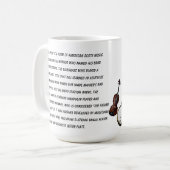 BLUEGRASS-BAND KAFFEETASSE (Vorderseite Links)