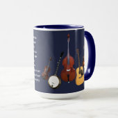 BLUEGRASS-BAND TASSE (VorderseiteRechts)