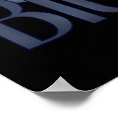 Bluegrass Banjo Design Poster (Ecke)