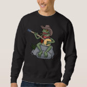 Bluegrass Banjo Frog Country Music Gift Banjo Sweatshirt (Vorderseite)