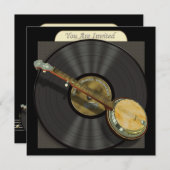 Bluegrass Banjo Party oder Einladungen zu Veransta (Vorne/Hinten)