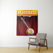 Bluegrass-Banjo Wandteppich (Beispiel)