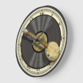 Bluegrass-Banjo-Wanduhr Große Wanduhr (Winkel)