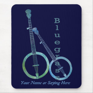 Bluegrass-Banjos Mousepad