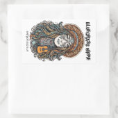 Bluegrass Hippie Sticker (Tasche)