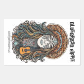 Bluegrass Hippie Sticker (Vorderseite)