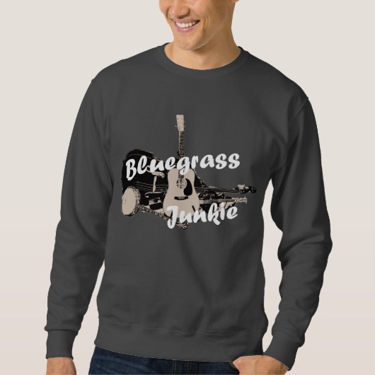 Bluegrass-Junkie-Sweatshirt Sweatshirt (Vorderseite)