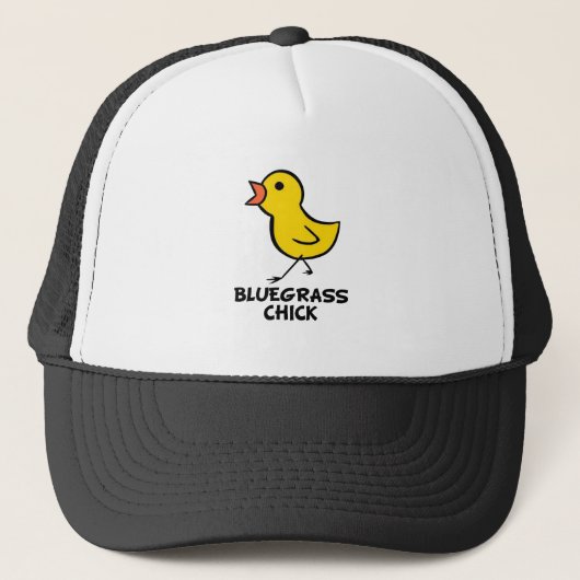 Bluegrass-Küken Truckerkappe (Vorderseite)