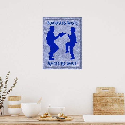 BLUEGRASS MUSIC POSTER (Küche)