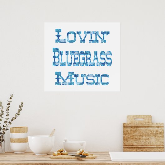 Bluegrass Music Poster (Küche)