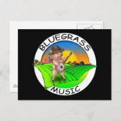 Bluegrass Music Postkarte (Vorne/Hinten)