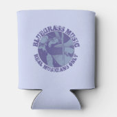 Bluegrass Music Real Musicians Only Blue Players Dosenkühler (Rückseite)