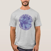 Bluegrass Music Real Musicians Only Blue Players T-Shirt (Vorderseite)