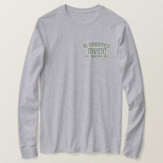 Bluegrass Music Real Musicians Only Old Time Text T-Shirt