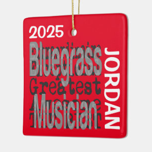 Bluegrass Musician Extraordinaire CUSTOM Keramikornament