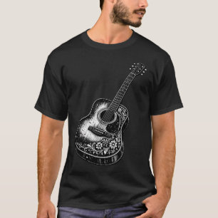 Bluegrass-Musik Akustikgitarre T-Shirt