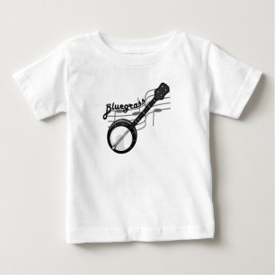 Bluegrass-Musik mit Banjo Baby T-shirt