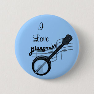 Bluegrass-Musik mit Banjo Button
