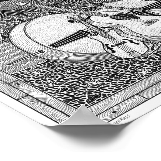 Bluegrass Poster (Ecke)