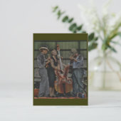 Bluegrass Trio Postcard Postkarte (Stehend Vorderseite)