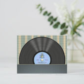 Bluegrass Vinyl Record Personalisierte Postkarten (Stehend Vorderseite)